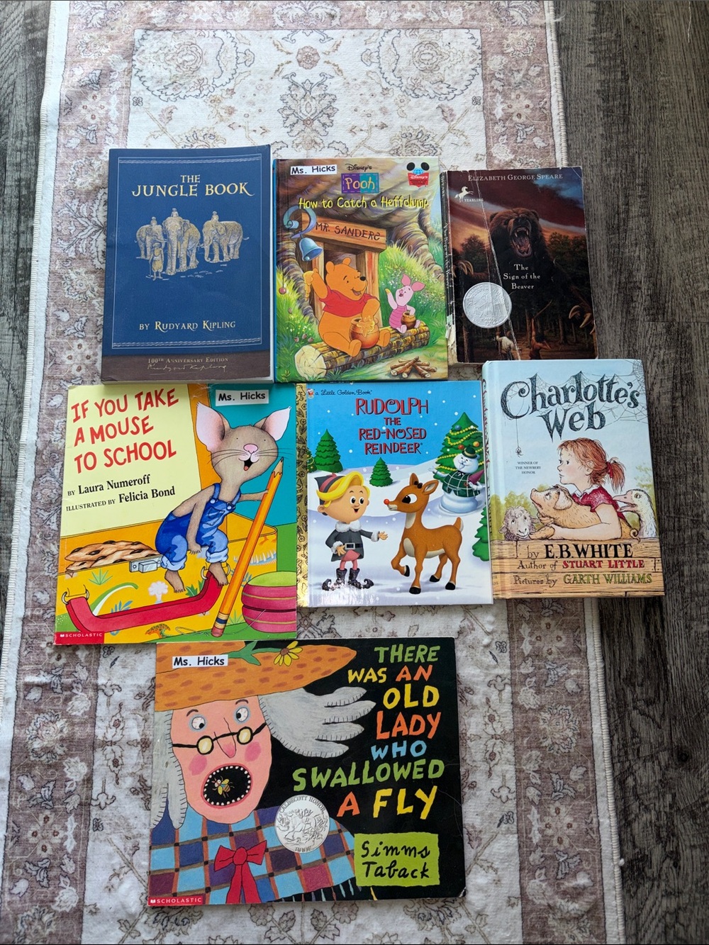 Set of 7 Children’s Books - Including Disney’s Winnie the Pooh & More